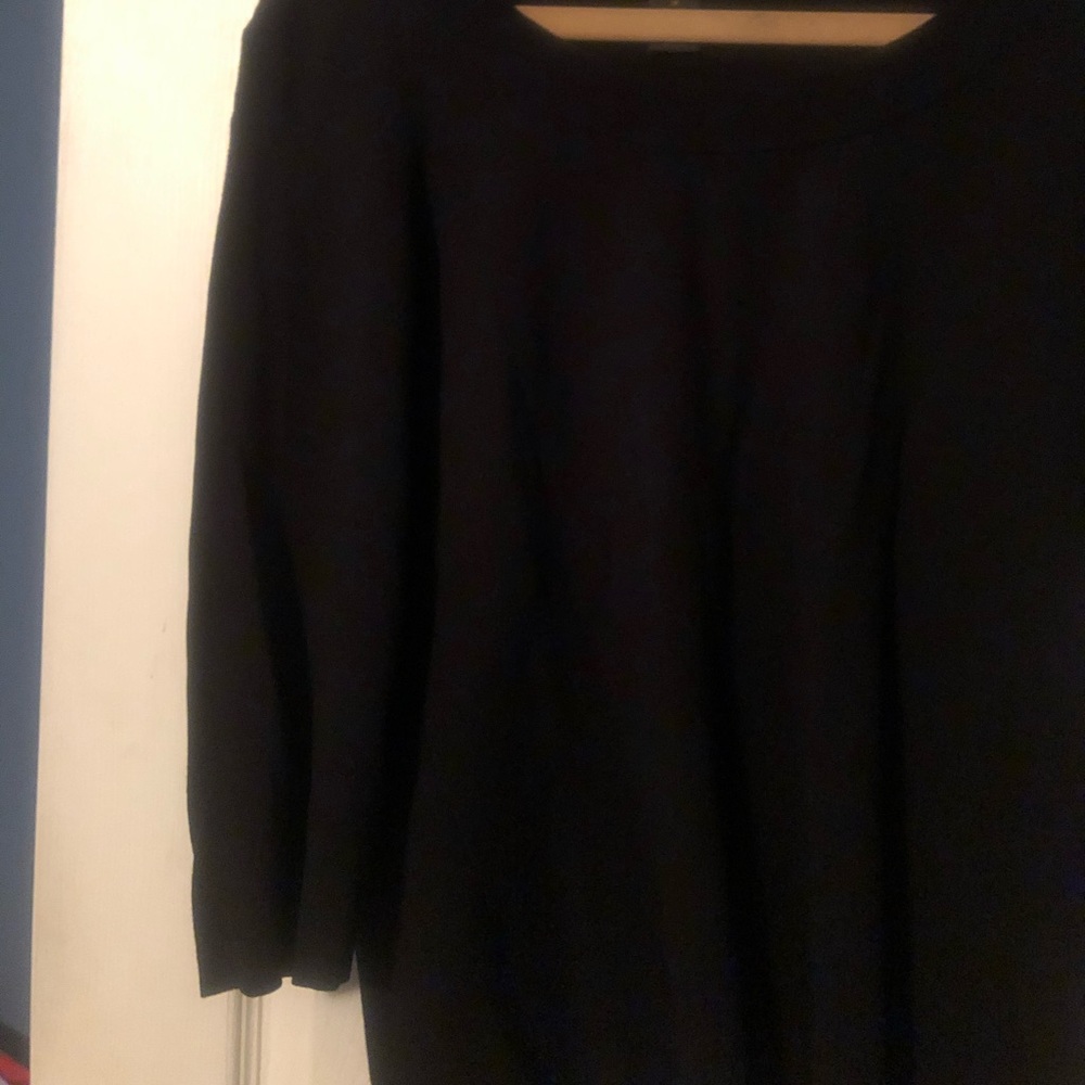 Black sweater silk viscose